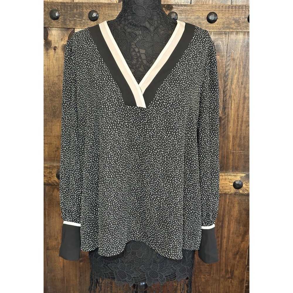Express Polka dot Blouse Size XL‎